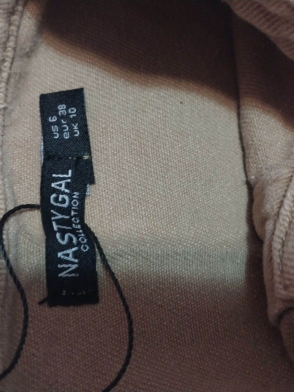 Nasty Gal Olive Green Button-Front Utility Jumpsuit Dress - Picture 7 of 7